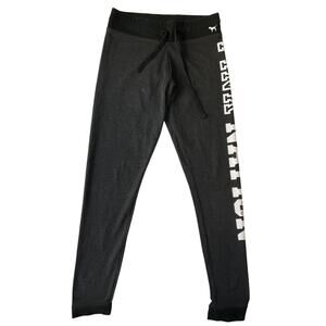 Victoria's Secret PINK Women Activewear Pants S Black PINK NATION Yoga Legging